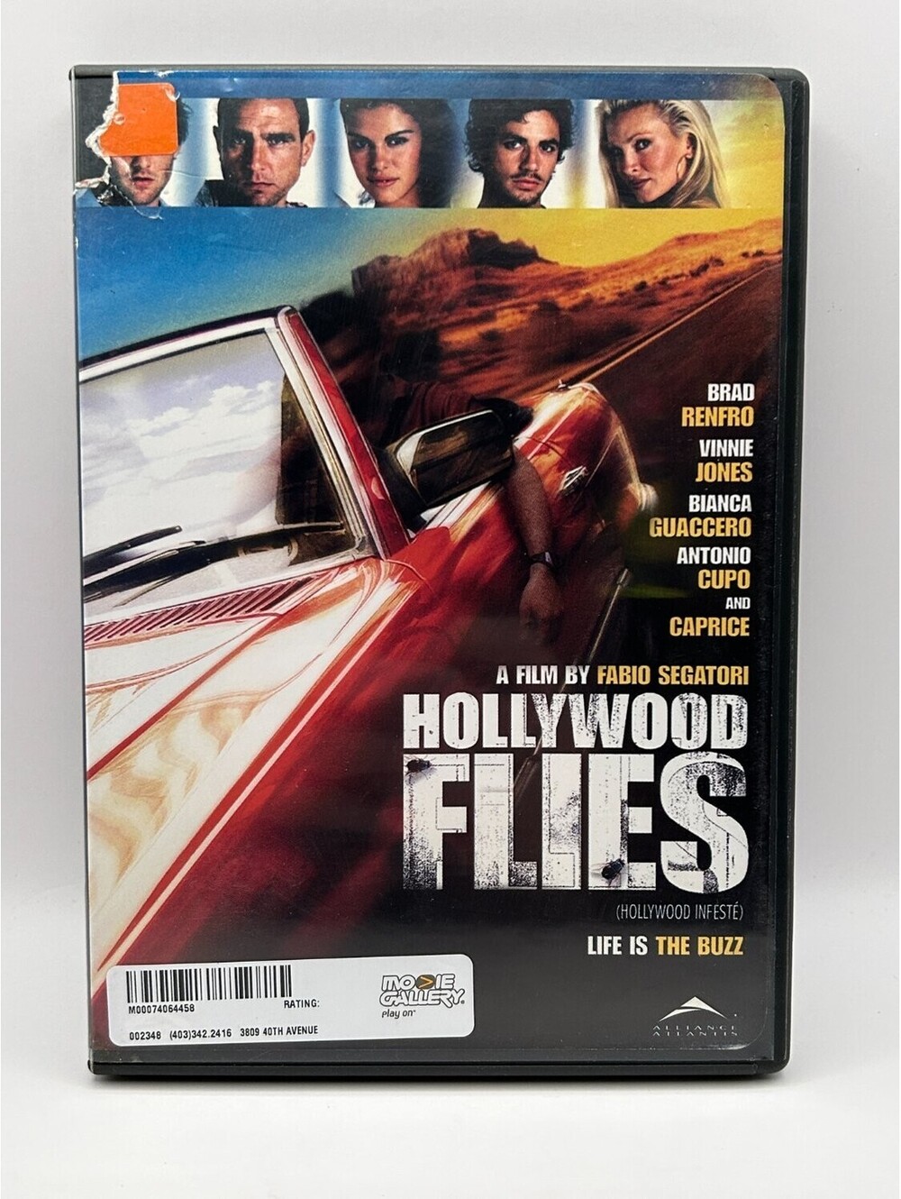 Hollywood Flies DVD Brad Renfro Action Fabio Segatori Movie Gallery